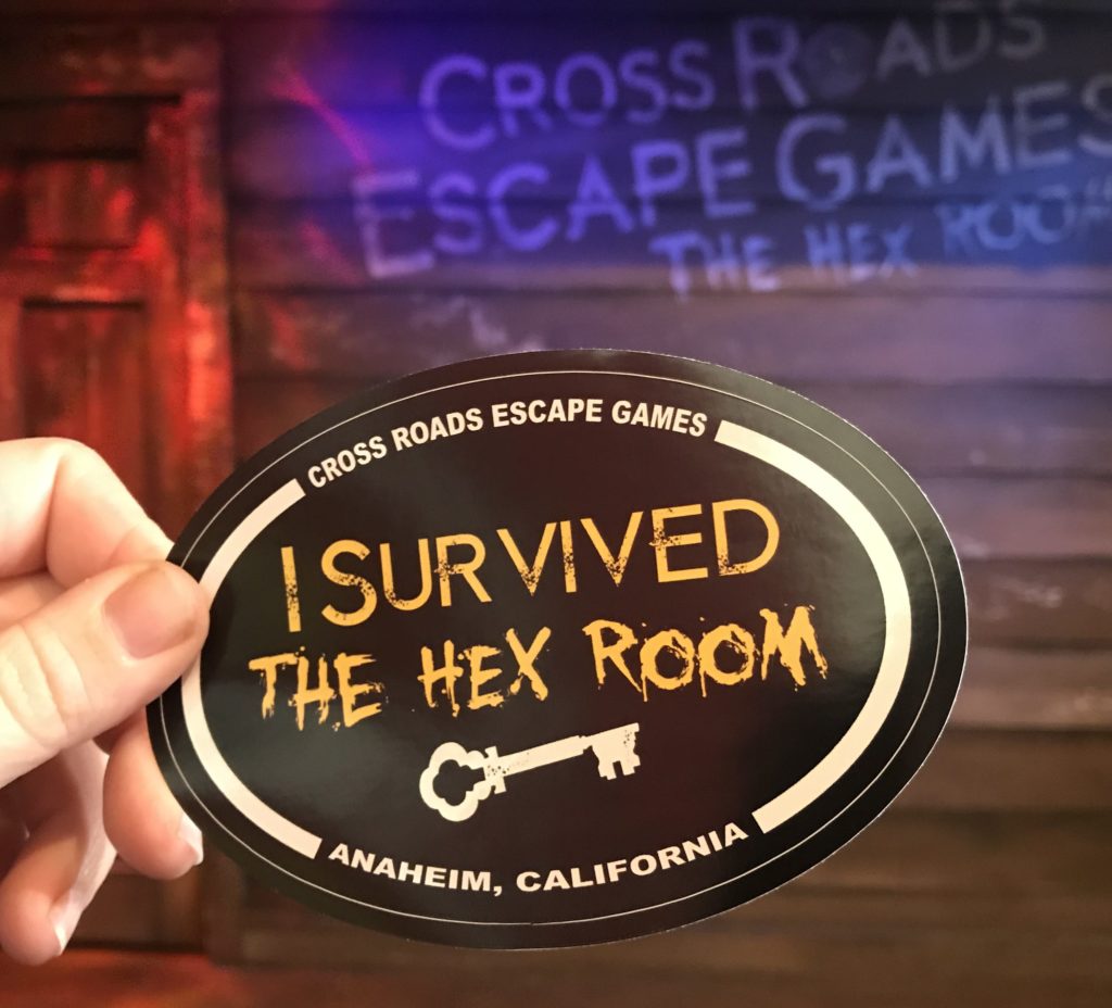 I survived The Hex room prize